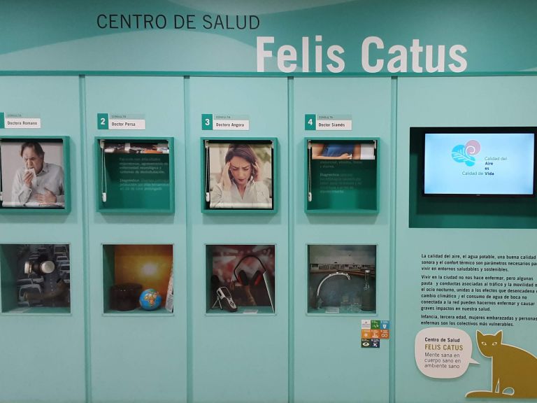 Fotografía sobre el centro de salud