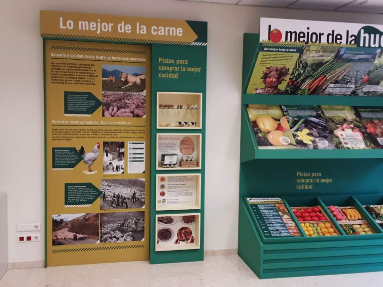 Fotografía sobre el supermercado